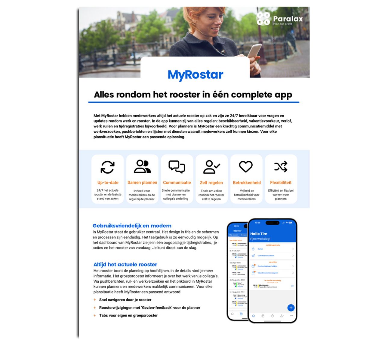 MyRostar Productsheet